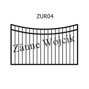 zaunmuster u bogenform mit rahmen zaune aus polen zaune wójcik zur04