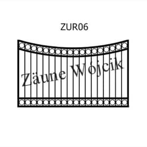 zaunmuster u bogenform mit rahmen zaune aus polen zaune wójcik zur06
