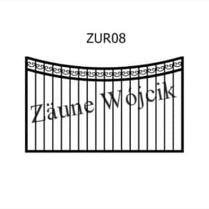 zaunmuster u bogenform mit rahmen zaune aus polen zaune wójcik zur08