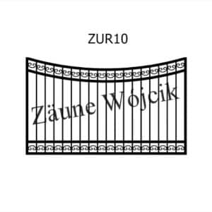 zaunmuster u bogenform mit rahmen zaune aus polen zaune wójcik zur10
