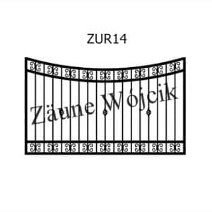 zaunmuster u bogenform mit rahmen zaune aus polen zaune wójcik zur14