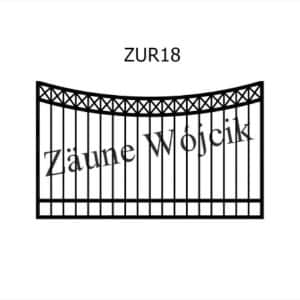 zaunmuster u bogenform mit rahmen zaune aus polen zaune wójcik zur18