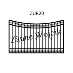 zaunmuster u bogenform mit rahmen zaune aus polen zaune wójcik zur20