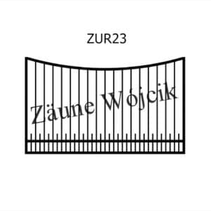 zaunmuster u bogenform mit rahmen zaune aus polen zaune wójcik zur23