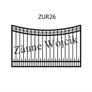 zaunmuster u bogenform mit rahmen zaune aus polen zaune wójcik zur26