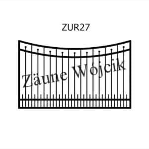 zaunmuster u bogenform mit rahmen zaune aus polen zaune wójcik zur27