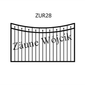zaunmuster u bogenform mit rahmen zaune aus polen zaune wójcik zur28