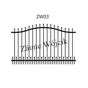 zaunmuster wellenform zaune aus polen zaune wójcik zw03