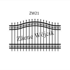 zaunmuster wellenform zaune aus polen zaune wójcik zw21