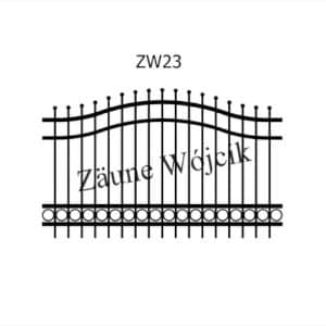 zaunmuster wellenform zaune aus polen zaune wójcik zw23