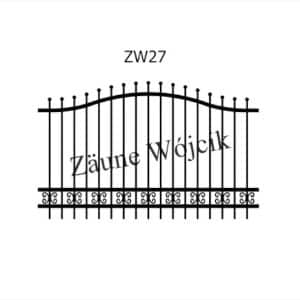 zaunmuster wellenform zaune aus polen zaune wójcik zw27