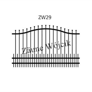 zaunmuster wellenform zaune aus polen zaune wójcik zw29