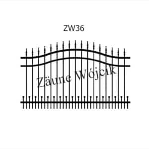 zaunmuster wellenform zaune aus polen zaune wójcik zw36