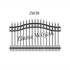 zaunmuster wellenform zaune aus polen zaune wójcik zw38