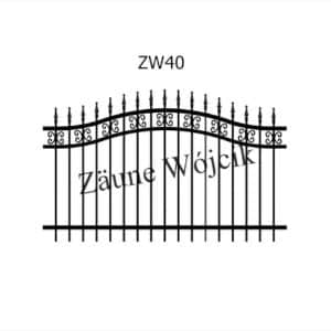 zaunmuster wellenform zaune aus polen zaune wójcik zw40