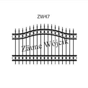 zaunmuster wellenform zaune aus polen zaune wójcik zw47