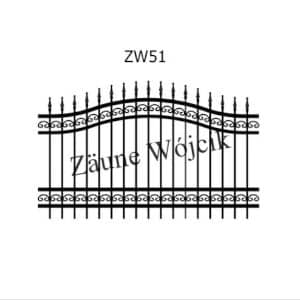 zaunmuster wellenform zaune aus polen zaune wójcik zw51
