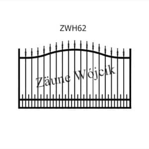 zaunmuster wellenform mit halbrahmen zaune aus polen zaune wójcik zwh62