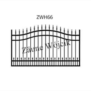 zaunmuster wellenform mit halbrahmen zaune aus polen zaune wójcik zwh66
