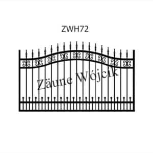 zaunmuster wellenform mit halbrahmen zaune aus polen zaune wójcik zwh72