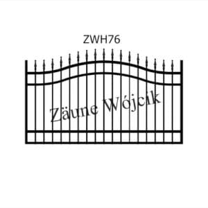zaunmuster wellenform mit halbrahmen zaune aus polen zaune wójcik zwh76