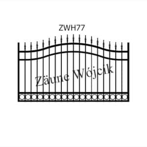 zaunmuster wellenform mit halbrahmen zaune aus polen zaune wójcik zwh77