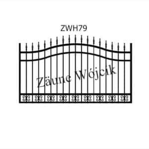 zaunmuster wellenform mit halbrahmen zaune aus polen zaune wójcik zwh79