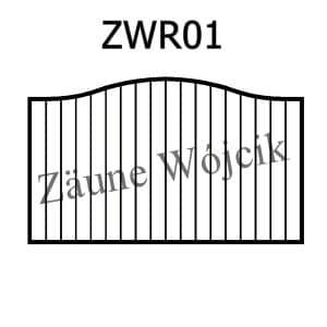 zaunmuster wellenform mit rahmen zaune aus polen zaune wójcik zwr01