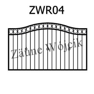 zaunmuster wellenform mit rahmen zaune aus polen zaune wójcik zwr04