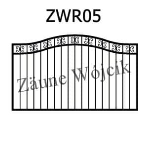 zaunmuster wellenform mit rahmen zaune aus polen zaune wójcik zwr05