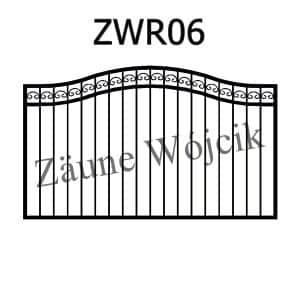 zaunmuster wellenform mit rahmen zaune aus polen zaune wójcik zwr06