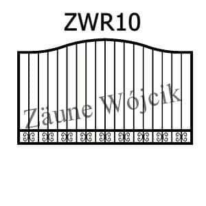 zaunmuster wellenform mit rahmen zaune aus polen zaune wójcik zwr10