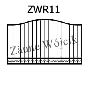 zaunmuster wellenform mit rahmen zaune aus polen zaune wójcik zwr11