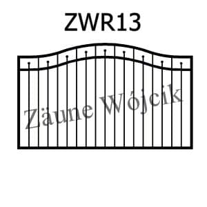 zaunmuster wellenform mit rahmen zaune aus polen zaune wójcik zwr13