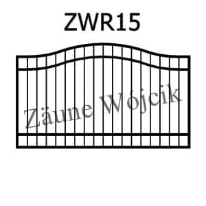 zaunmuster wellenform mit rahmen zaune aus polen zaune wójcik zwr15