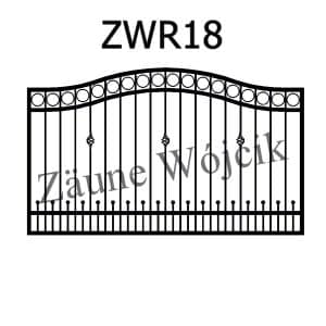 zaunmuster wellenform mit rahmen zaune aus polen zaune wójcik zwr18