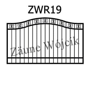 zaunmuster wellenform mit rahmen zaune aus polen zaune wójcik zwr19