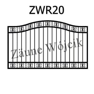 zaunmuster wellenform mit rahmen zaune aus polen zaune wójcik zwr20