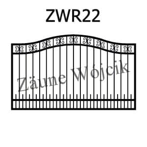 zaunmuster wellenform mit rahmen zaune aus polen zaune wójcik zwr22