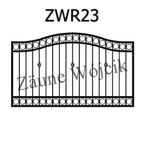 zaunmuster wellenform mit rahmen zaune aus polen zaune wójcik zwr23