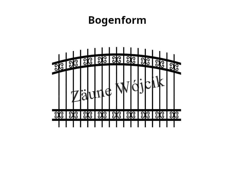 bogenform zaunmuster zaune aus polen zaune wójcik