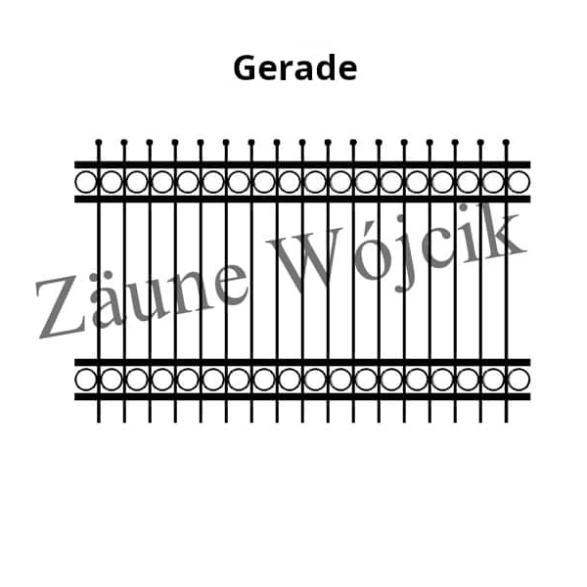 gerade zaunmuster zaune aus polen zaune wójcik