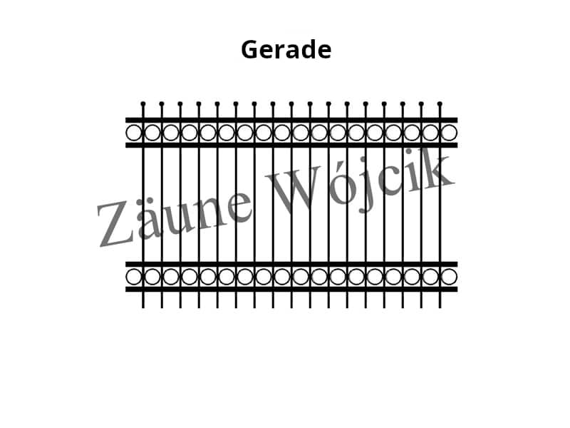 gerade zaunmuster zaune aus polen zaune wójcik
