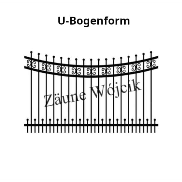 u bogenform zaunmuster zaune aus polen zaune wójcik