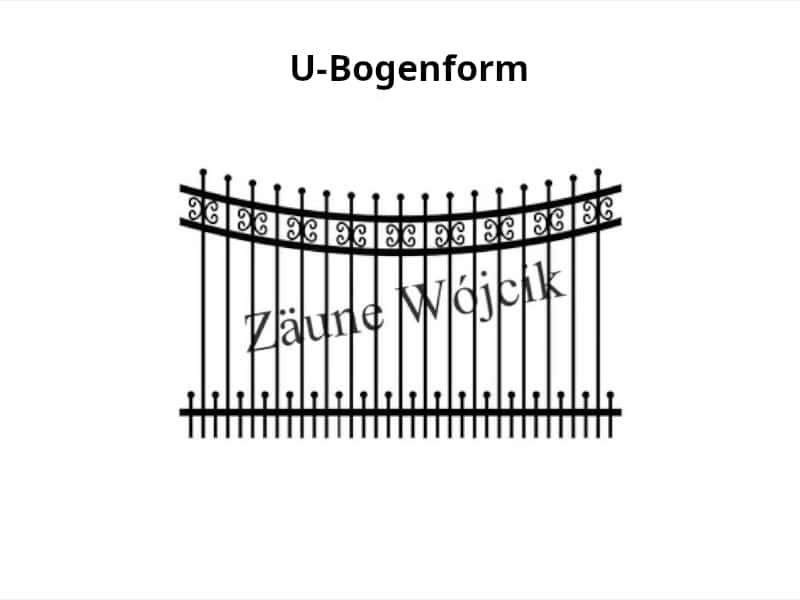 u bogenform zaunmuster zaune aus polen zaune wójcik