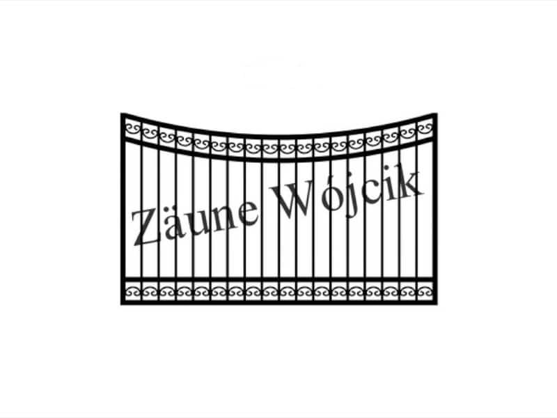 zaunmuster u bogenform mit rahmen zaune aus polen zaune wójcik